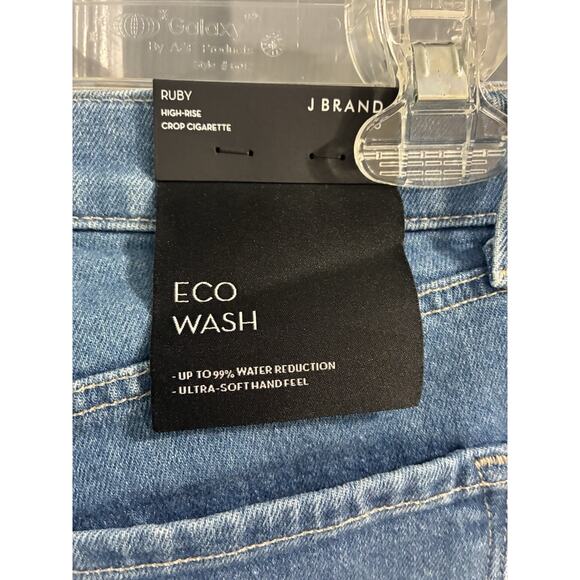 J Brand Denim Ruby High Rise Cropped Cigarette Jeans Size 25 JB002684 - Picture 5 of 9